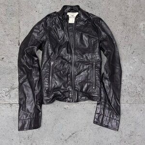 Hollister Vintage Y2K Faux-Leather Jacket